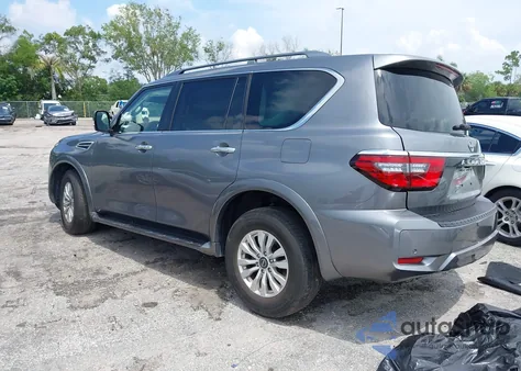 2023 Nissan Armada Sv 2Wd z USA, uszkodzony, nr VIN JN8AY2AC9P9180669